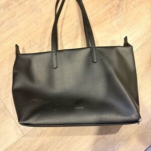 Matt & Nat Charcoal Textured Tote